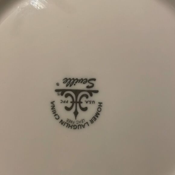 Set of 2 MELODY SEVILLE Salad Plate by Homer Laughlin Retired Vintage 1989 - Picture 6 of 8